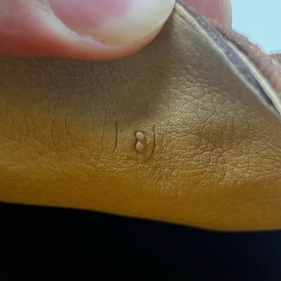 Velez Oxford Shoes Mens 8 Brown/Yellow Leather Wingtip Lace Up Colombian Made - Picture 15 of 15